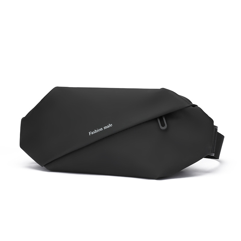 Small black slant bag